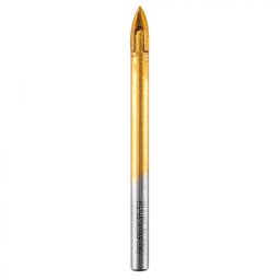 Burghiu universal pentru sticlă cu 4 margini, pentru găurirea lemnului, plasticului, metalului, pietrei, ceramicii, 6 mm, grafit