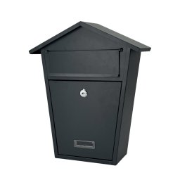 Cutie postala cu chei, rezistenta la intemperii, UV, 38x32x10 cm, antracit, JollyMag, TIS8183
