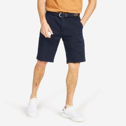 Bermude chino bumbac golf MW500 Bleumarin Bărbați