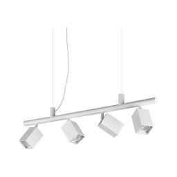 Ideal Lux - Lustră LED suspendată DYNAMITE 4x GU10/7W/230V CRI 90 albă