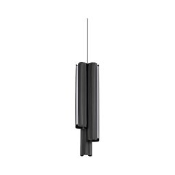 Ideal Lux DORICA - Lustră LED dimabilă suspendată pe cablu, 3xLED/9W/230V, CRI 90, Ø 9,5 cm, negru