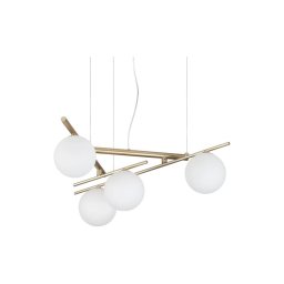 Ideal Lux - Lustră LED suspendată pe cablu ATLAS 4xG9/3W/230V, aurie