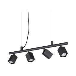 Ideal Lux - Pendul LED DYNAMITE pe cablu 4xGU10/7W/230V CRI 90 negru
