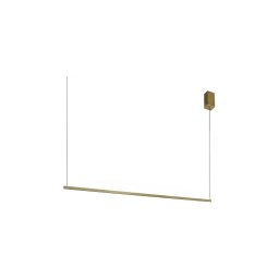 Ideal Lux - Lustră LED suspendată pe cablu ESSENCE LED/19W/230V 3000K CRI 90 alamă