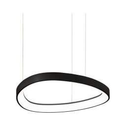 Ideal Lux - Lustra LED pe cablu GEMINI, 36W, 230V, 2700K, Ø 42,5 cm, CRI 90, negru