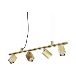 Ideal Lux - Lustră LED suspendată pe cablu DYNAMITE 4xGU10/7W/230V CRI 90 alamă