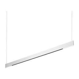 Ideal Lux - Lustră LED suspendată pe cablu DESK ACCENT LED/36W/230V CRI 90 120 cm alb