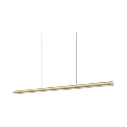 Ideal Lux - Lustră suspendată pe cablu DORICA LED dimabilă, 35W/230V, CRI 90, 140 cm, alamă