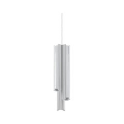 Ideal Lux - Pendul LED dimabil DORICA, 3xLED/9W/230V, CRI 90, Ø 9,5 cm, alb