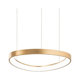 Ideal Lux - Lustru LED suspendat pe cablu GEMINI, 36 W, 230 V, 2700 K, Ø 42,5 cm, CRI 90, alamă