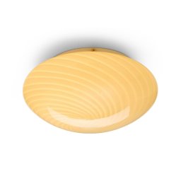 Halo Design 748693 - Plafonieră CANDY 1xE27/40W/230V, Ø 30 cm, bej/alamă