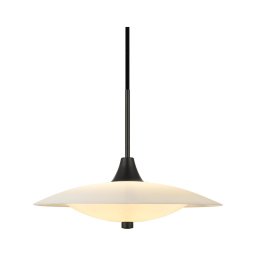 Halo Design 991294 - Pendul suspendat pe cablu BARONI, 2 x G9 / 18 W / 230 V, Ø 35 cm, alb/negru
