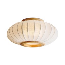 Halo Design 749362 - Plafonieră BALLOON 1x E27/40W/230V, Ø 40 cm, stejar/alb