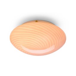Halo Design 748709 - Plafonieră CANDY 1xE27/40W/230V, Ø 30 cm, roz/alamă