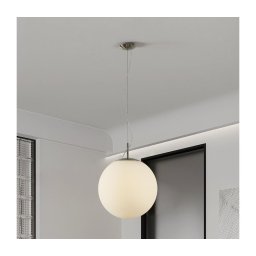 Eglo PIEDALE 63271 - Lustră suspendată pe cablu, 1xE27/60W/230V, Ø 43 cm, crom mat