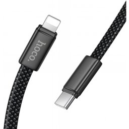 Cablu Date si Incarcare USB-C - Lightning HOCO X125, 30W, 1m, Negru