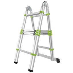 Scara telescopica din aluminiu Fieldmann 3,2 m, tip dubla, max. 150 kg