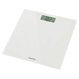 Cantar de persoane Sencor din sticla securizata, 150 kg, afisaj LCD mare