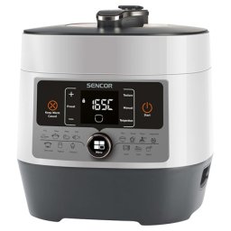Multicooker Sencor 1000W cu presiune, 14 programe si vas 5,5 L antiaderent
