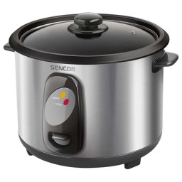 Aparat de gatit orez Sencor 1L, 400W, inox cu functie Keep Warm