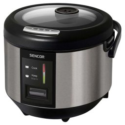 Aparat de gatit orez Sencor SRM 1890SS, 1,8 L, 830 W, inox