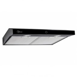 Hota incorporabila Focus MODO 50 neagra, 50 cm, 80W, LED, control tactil