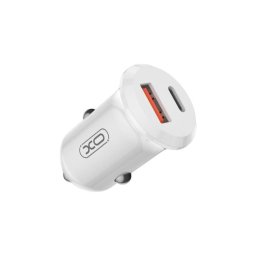 Incarcator auto mini 30W cu USB-C si USB-A, încarcare rapida QC/PD XO-CC69