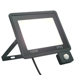 Proiector LED cu senzor, 100 W, alb rece GartenMobel Dekor