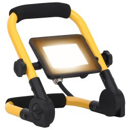 Proiector cu LED si maner, alb cald, 20 W GartenMobel Dekor