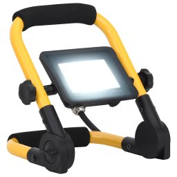 Proiector cu LED si maner, alb rece, 20 W GartenMobel Dekor