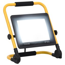 Proiector cu LED si maner, alb rece, 100 W GartenMobel Dekor