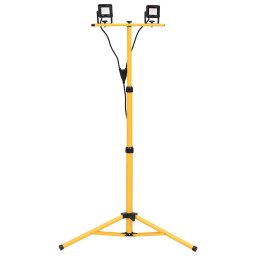 Proiector cu LED si trepied, 2x10 W, alb cald GartenMobel Dekor