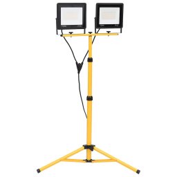 Proiector cu LED si trepied, 2x100 W, alb cald GartenMobel Dekor