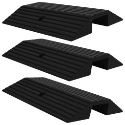 Rampe tip prag pod, 3 buc., 49x40x8 cm, cauciuc GartenMobel Dekor