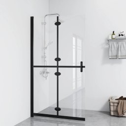 Perete de dus walk-in pliabil 100x190cm sticla ESG transparenta GartenMobel Dekor