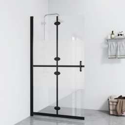 Perete dus walk-in pliabil 110x190 cm sticla ESG jumatate mata GartenMobel Dekor