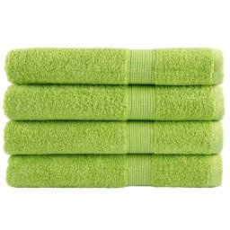 Prosoape de sauna premium SOLUND 4 buc. verde 80x200 cm 600 gsm GartenMobel Dekor
