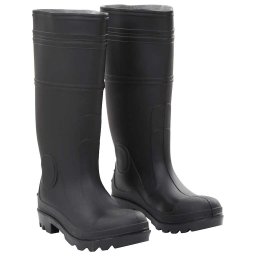 Cizme de ploaie, negru, PVC, marime 38 GartenMobel Dekor