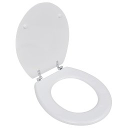 Capac WC, alb, MDF, model simplu GartenMobel Dekor