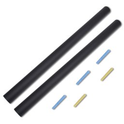 Autocolant de perete tip tabla, 0,6 x 2 m, 2 role, cu creta GartenMobel Dekor