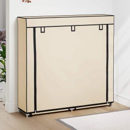 Pantofar cu husa, crem, 115x28x110 cm, material textil GartenMobel Dekor