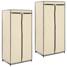Sifoniere, 2 buc., crem, 75 x 50 x 160 cm GartenMobel Dekor