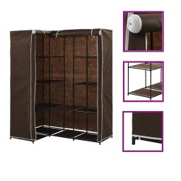Sifonier de colt, maro, 130 x 87 x 169 cm GartenMobel Dekor
