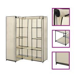 Sifonier de colt, crem, 130 x 87 x 169 cm GartenMobel Dekor