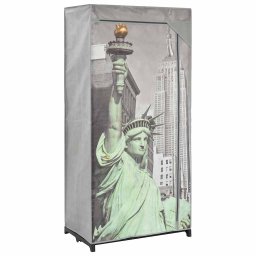 Sifonier New York, 75 x 45 x 160 cm, material textil GartenMobel Dekor