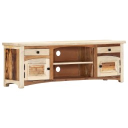 Comoda TV, 120 x 30 x 40 cm, lemn masiv reciclat GartenMobel Dekor