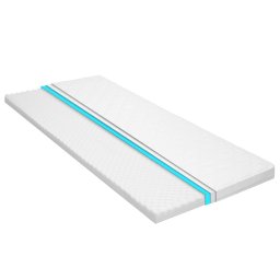 Topper saltea, profil tip ou cu spuma rece, 6 cm, 100 x 200 cm GartenMobel Dekor