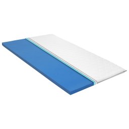 Topper saltea, 100 x 200 cm, spuma cu memorie Visco, 6 cm GartenMobel Dekor