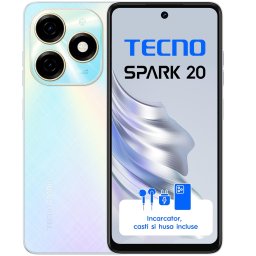 Telefon mobil Tecno Spark 20, Dual SIM, 4G, 8GB RAM, 256GB, Multicolor