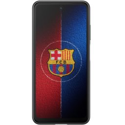 Telefon mobil HMD Barca Fusion, Dual SIM, 128GB, 6GB RAM, 5G, (gravat cu semnaturile fotbalistilor), Negru